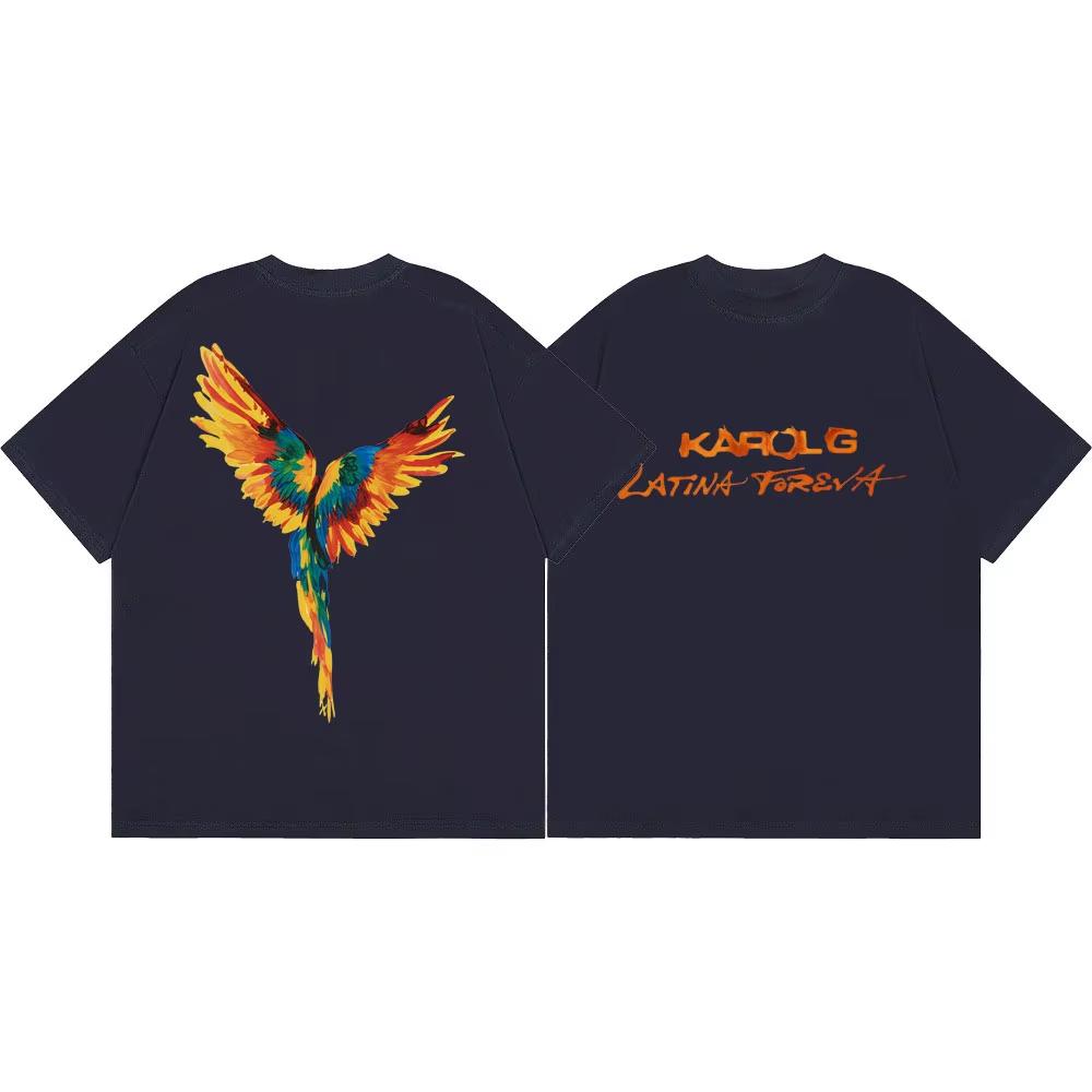 Singer Karol G Tour 2026 Graphic T Shirt Unisex Unisex Fashion Pop Music Short Sleeve Tshirt High Quality Cotton Oversized Tshirts