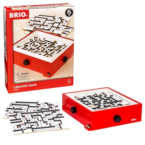 Игра BRIO Лабиринт (цвет) 34020, Возраст 6+ [Игрушка, Деревянная игрушка, Игра, Подарок (День рождения/Рождество)]