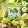 Жевательные конфеты YEM кубики со вкусом яблока с начинкой 70 г | Свежий сладкий вкус яблока, мягкая упругая текстура, фруктовая внутренняя начинка