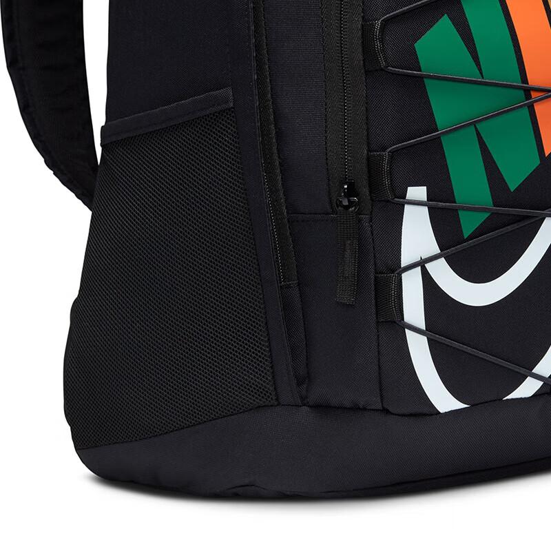 NIKE Travel Backpack, Large Capacity Sport Bag, Laptop Backpack, Casual Bag HF7722-010, Black