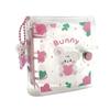 Clear Line 1 Space, 10 Sheets of Inner Paper, Photo Card Binder, Pink Bunny, 1 Piece