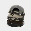 Washed Color Brimless Skull Cap Embroidery Beanie Hat New Camouflage Cap  Men Women
