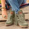Fashion Women's Boots 2023 Winter New Platform 40 -- Tassel Lace-up Women's Ankle