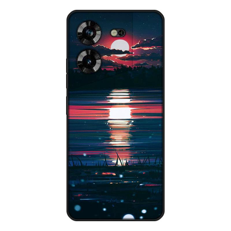 Для мягкого силикона для tecno pova 5 Чехол Окрашенная задняя крышка из ТПУ tecno pova 5 Корпус