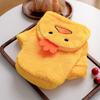Pet Costume Duck Outfit Small Dogs Cats Winter Warm Fleece Short Style Cosplay Dress