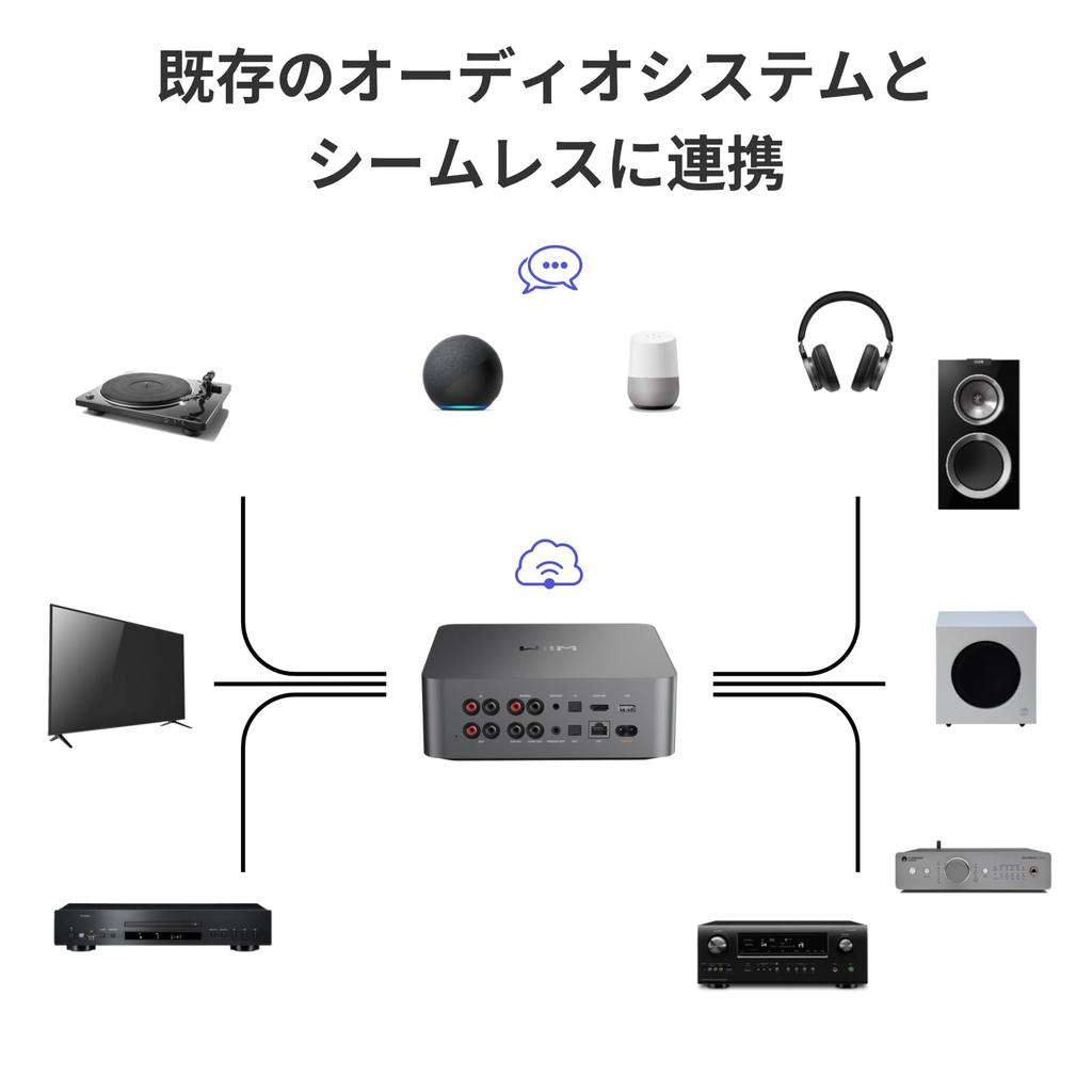 WiiM Ultra Music Streamer Цифровой предусилитель Touch Google Cast и потоковая передача Alexa Amazon Tidal и многое другое Вход HDMI Phono выход для наушников Space Gray [Direct