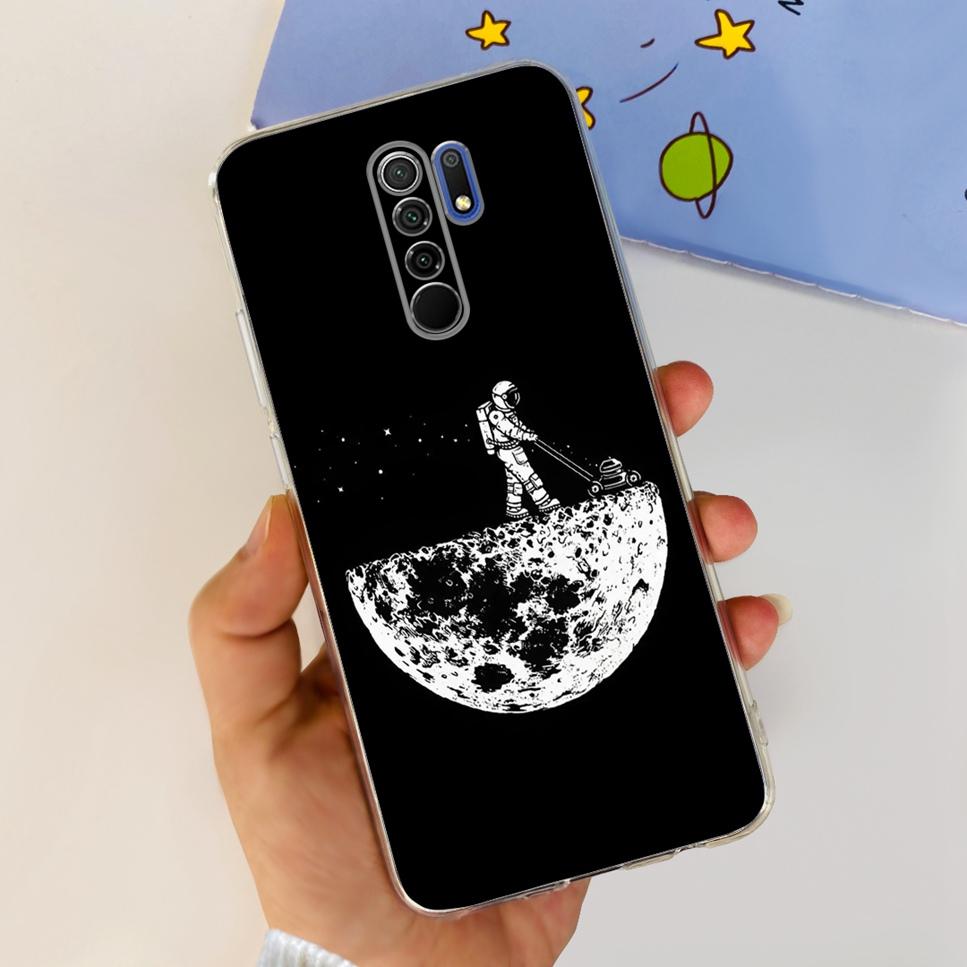 New For Xiaomi Redmi 9 Case Cute Cat Luxury Flower TPU Soft Silicone Clear Cover For Xiaomi Redmi 9 9A 9a 6.53"Bumper Phone Case