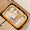 Large Capacity Cartoon PVC Cosmetic Bag Square Wash Pouch Portable Transparent Makeup Bag  Storage