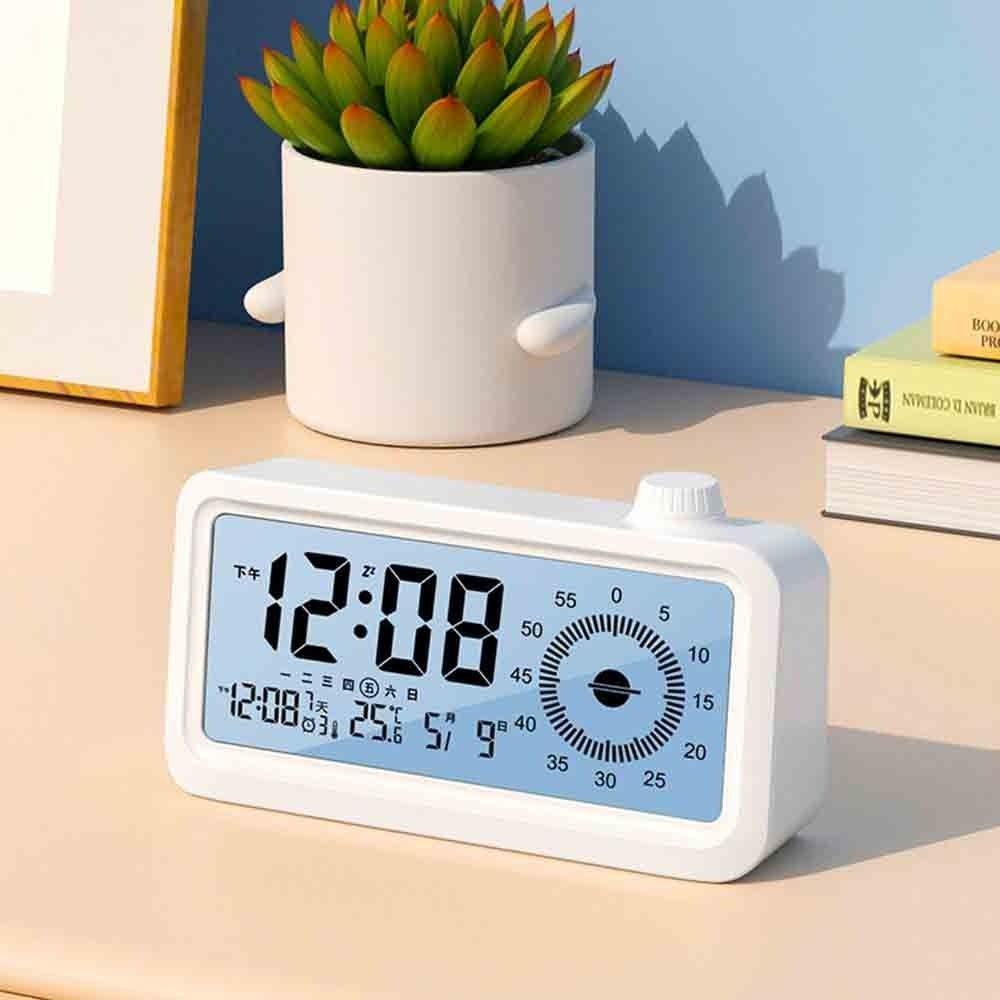 Rechargeable Alarm Clock Multifunctional Countdown Timer Visual Digital Timer Learning
