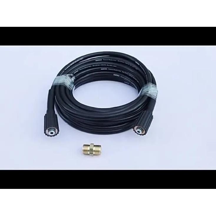 10M High Pressure Washer Hose Replacement M22 Connector 14mm Water Cleaning Pipe