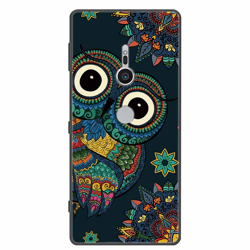 Чехол для Sony Xperia XZ1 XZ2 XZ3 Чехол Силиконовый Расписной Мягкий Задние Крышки Телефона для Sony XZ2 Compact Премиум Защитный Funda Capa