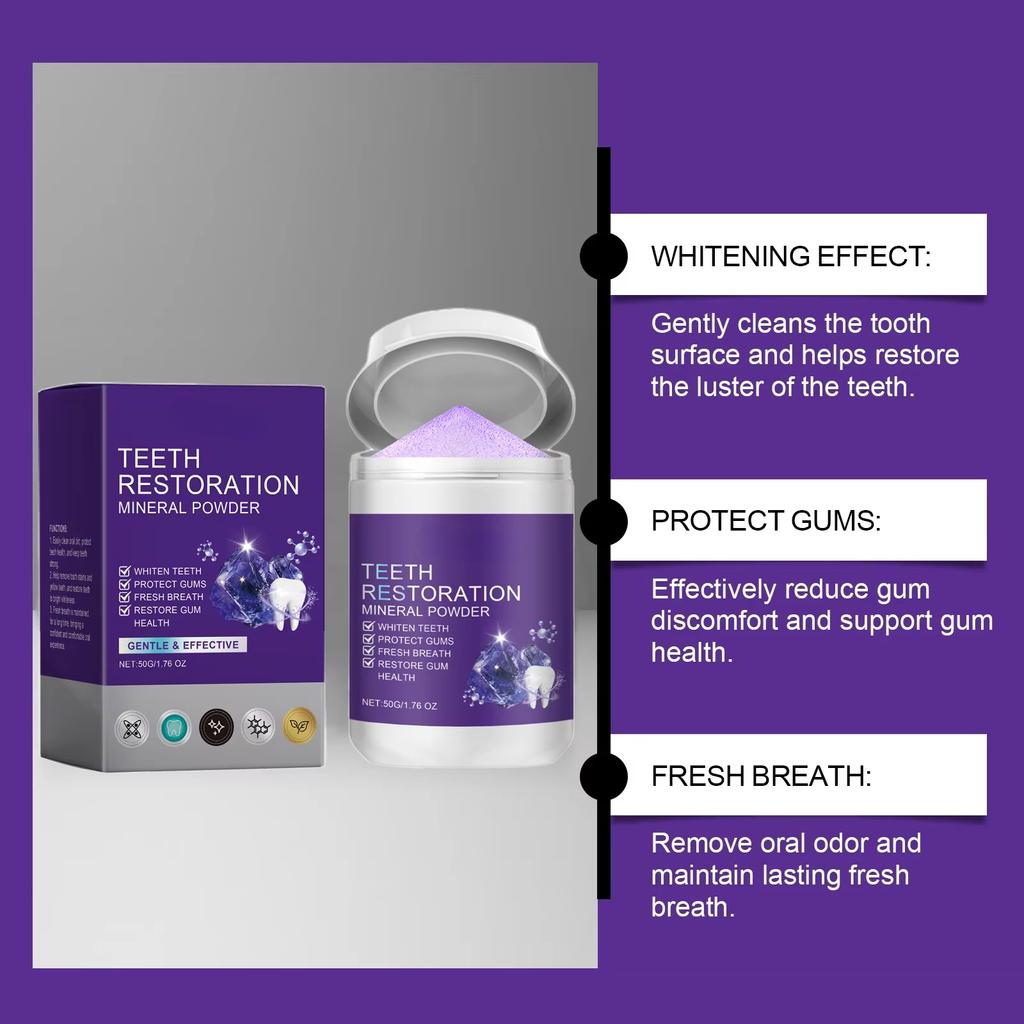 Минеральный порошок для восстановления зубов