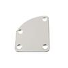 ALLPARTS Curved Neck Joint Plate, Chrome, AP-0602-010