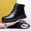 Martin Boots Men's 2025 New Autumn and Winter High-top Casual Leather Shoes Men's Trend Versatile Handsome Tooling Boots