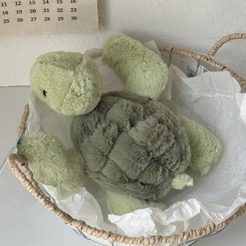 Realistic Tortoise Plush Toys Sea Turtle Soft Cute Animal Doll Stuffed Keyring Car Bag Children Gift