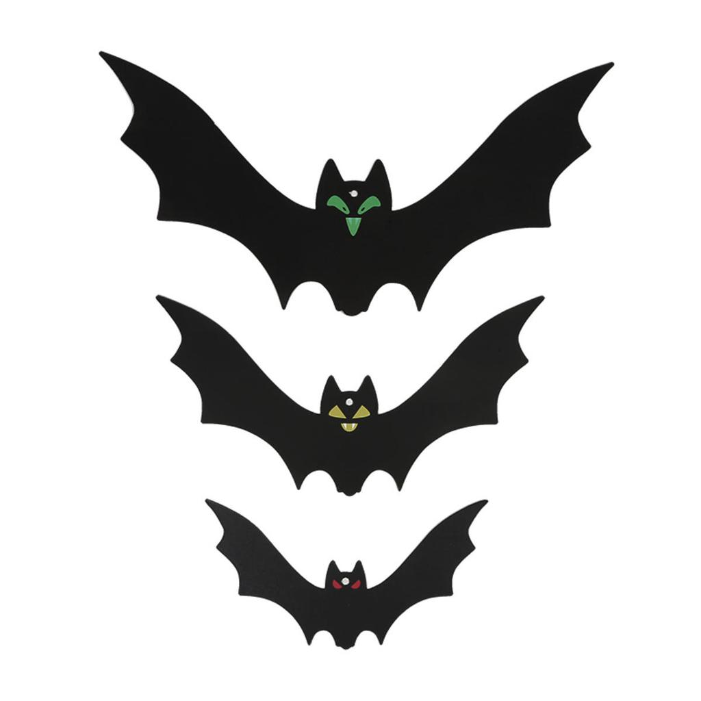 Хэллоуин Тема Креативный Подвесной Кулон Черная Летучая Мышь Украшение Сцены для Вечеринки Для DIY Домашнего Декора Принадлежности