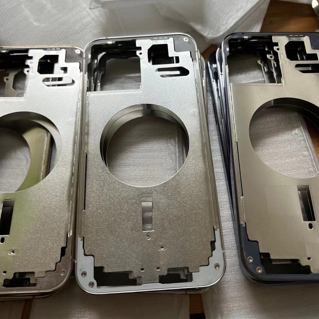Задняя крышка Рамка корпуса Замена Для iPhone 12 Pro Max 12mini Задняя крышка Средняя рамка с боковыми кнопками Запчасти для ремонта