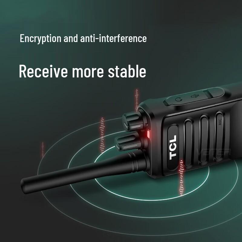 TCL HT6 Plus Professional Long-Range Walkie-Talkie (2-Pack) (CN version)