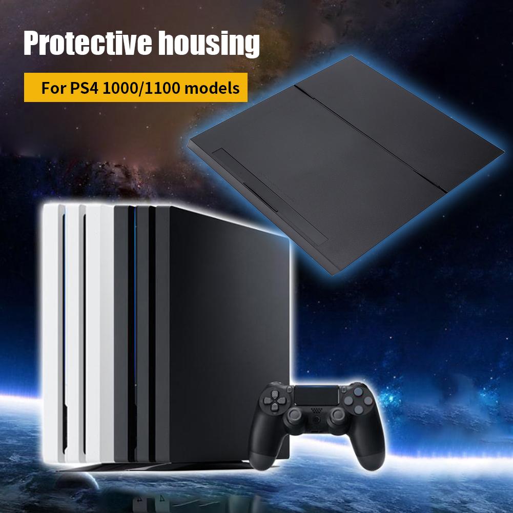 Пластиковый Нижний Корпус Черный Черный Замена Верхней Нижней Крышки Корпуса для PS4 1000/1100/PS41200/PS4 SLIM/PS4 Pro