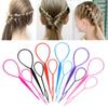 2Pcs Pulling Pin Hair Curling Ball Head Hair Curler Pattern Curly Hair Tool Braided Needle Hair Curler Set Hair Needle
