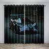 2panels Anime Start Racing Car Window Curtain 240x270cm 3D Print Semi-Blackout Curtains Living Room Bedroom Decor Child Kids