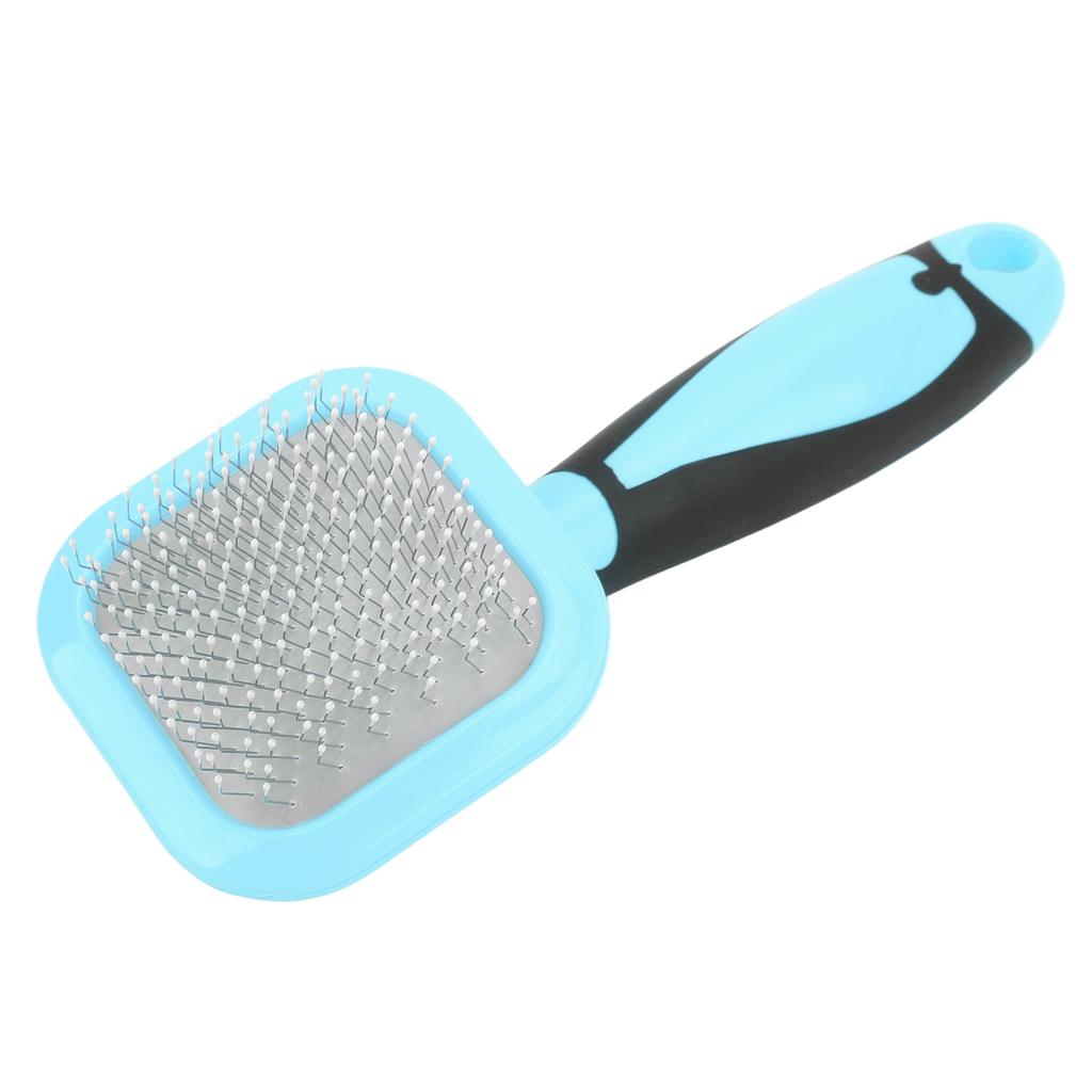 Cat Brush Painless Massage Hair Removal Needle Comb for Small Medium Large Dogs and CatsBlue
