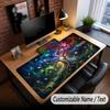 Tree of Life Theme Custom Mouse Pad Personalized With Name Text Customized Desk Mat For Office Home Decor