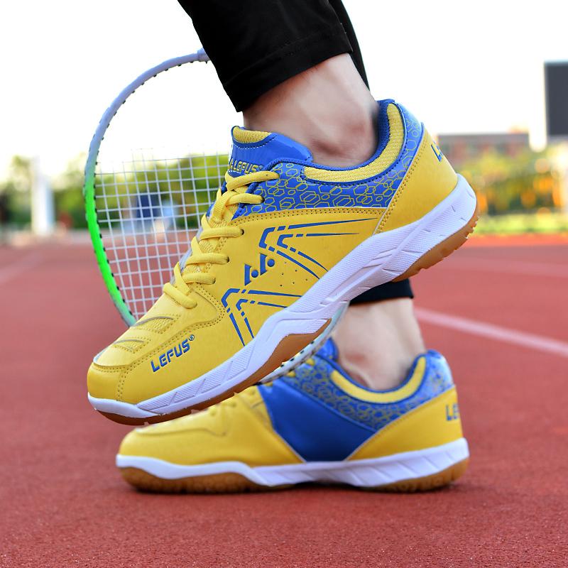 Молодежные и взрослые новые высококачественные амортизирующие противоскользящие и износостойкие туфли для бадминтона, теннисные туфли, туфли для настольного тенниса
