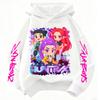 KPop Demon Hunter Rumi Derpy Cartoon Girls Boy Hooded Sweatshirt Warm Children's Wave Fashion Casual Tops Casual Girls Clothing