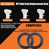 RV Toilet Seal, Flush Ball Seal Gasket Replacement for Dometic 300/310/320 - Upgraded 385311658 - Toilet Seal Parts to Solve The Leakage Problem,