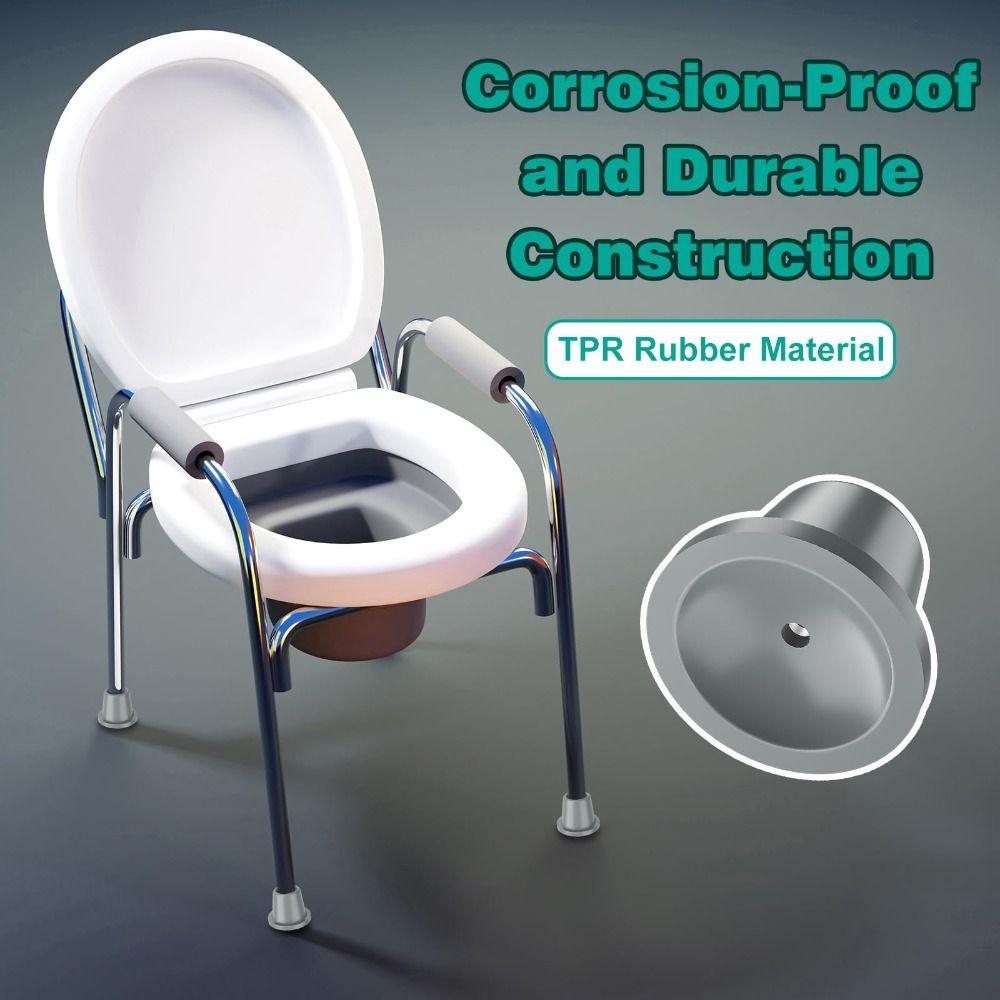 4 шт. резиновый наклонный резиновый наконечник нескользящий защитный колпачок для ножки душевого кресла трость для ходьбы