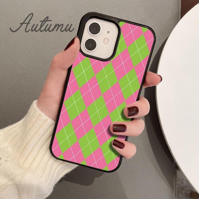 Чехол для телефона Argyle для iPhone 11, 12, 13, 14 Pro Max mini X XR XS SE 2020 5, 6S, 7, 8 Plus, Samsung Galaxy S21 S22, чехол
