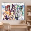 D-Date A Live Anime Girls Group Tapestry For Bedroom Dorm Living Room Otaku Room Home Wall Decor Fans Collection Gift