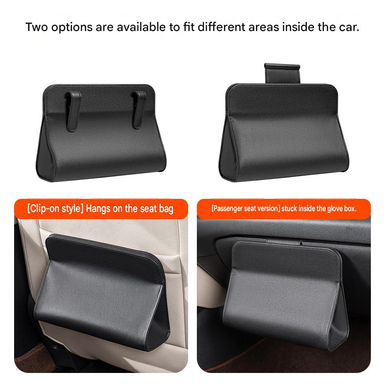 Car Seat Back Hanging Bag Multipurpose Auto Organizer Hanging Car Document Holder Multi-Pocket Bottle Bag Storage Box