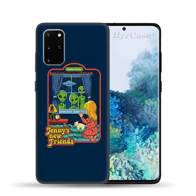 Силиконовый чехол Alien Space для Samsung Galaxy S22 S21 Ultra S20 Fe Plus A53 A73 A52 A72 A51 A71 A22 A12 A32 A50 A33 A13
