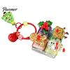 Mechanical Keyboard Switch Toy Christmas Keychain Fidget Toy, Sound Sensory Stress Relief Pendant with Stocking Stuffers Click, PVC Portable