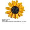 Sunflower Brooch Pin for Women Yellow Flower Collar Pin Chrysanthemum Brooch Coat Hat Sweater Accessories