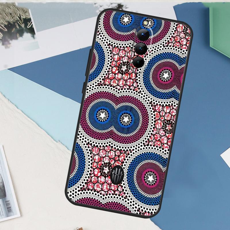 African Wax Fabric For Nubia Red Magic 10 Pro Plus 6 7 6S 7S Pro 5G 6R Case For RedMagic 8S 9S 9 8 Pro Plus