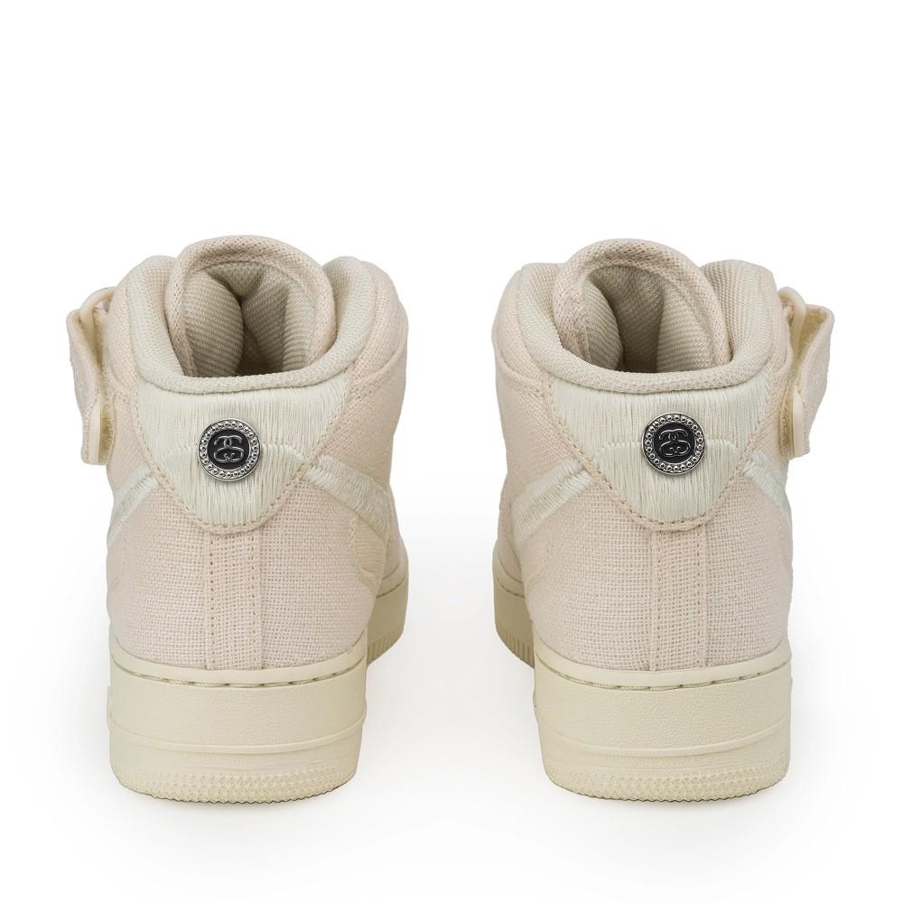 Nike X Stussy Air Force 1 '07 Mid SP Fossil DJ7841-200