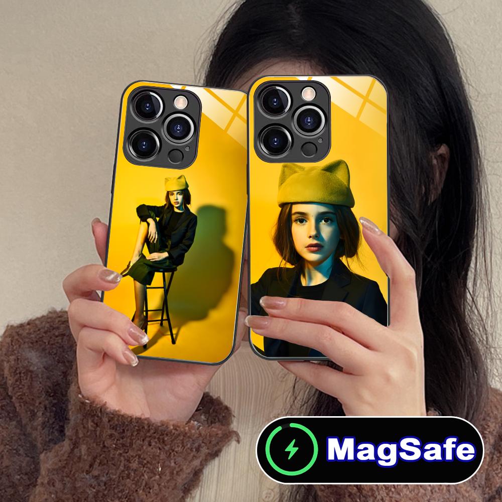 Чехол для мобильного телефона Julia Butters для iPhone 17 16 15 14 13 12 11 Air Pro Max Plus Mini MagSafe Стеклянный Цветной Чехол Роскошный
