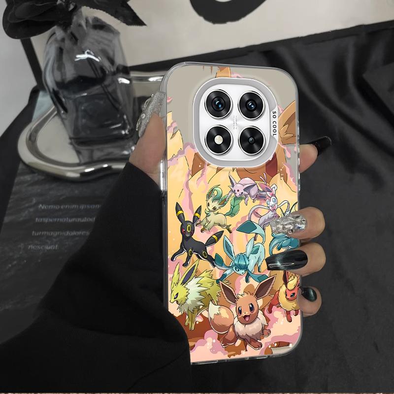 Anime Frosted Case for Xiaomi Redmi Note 14 13 12 10 Pro Plus 11S 14C 13C 12C 9C 11S K70 K60 A2 A1 Pokemon Acrylic Hard Cover