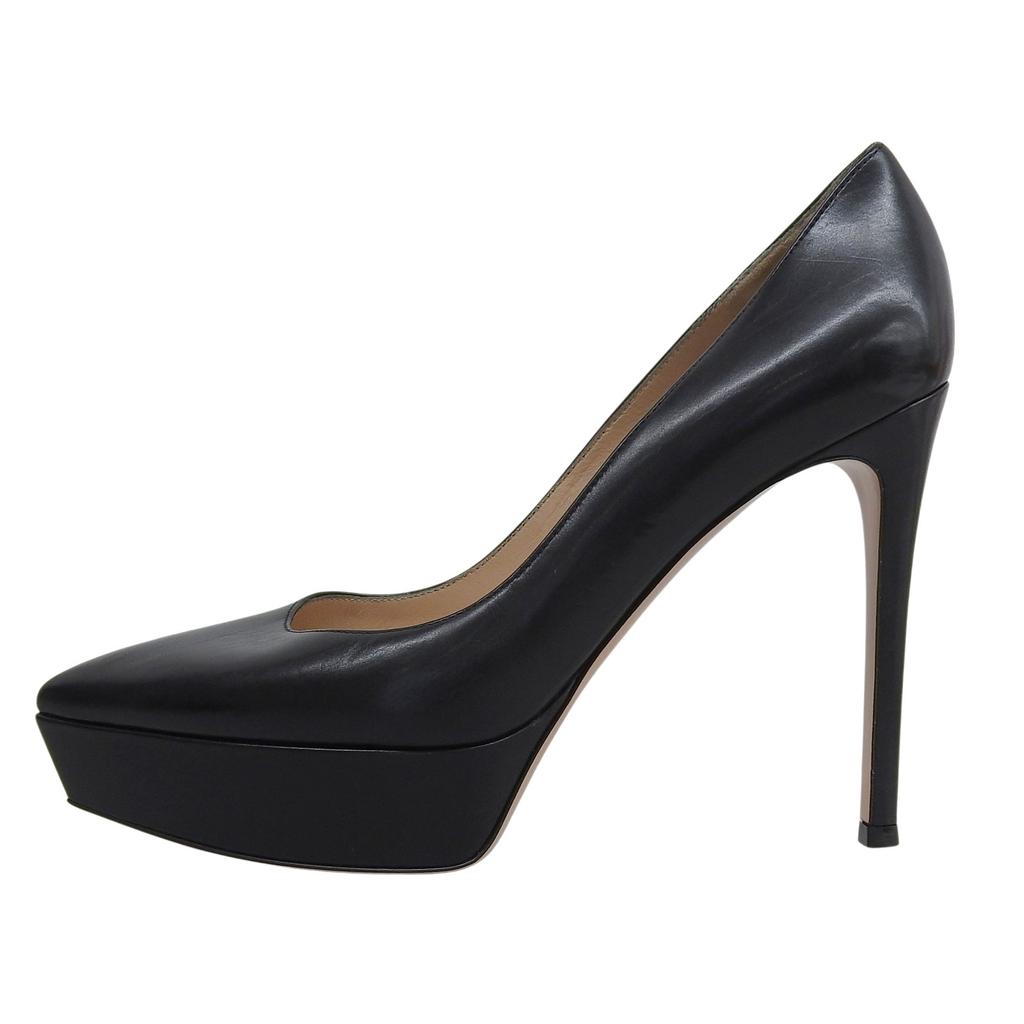 Great Gianvito Rossi pumps black leather Women 38 Used