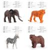 Wild Animal Elephants Tigers Model Set With Realistic Zoo Figures For Kids Educational Play And Learning