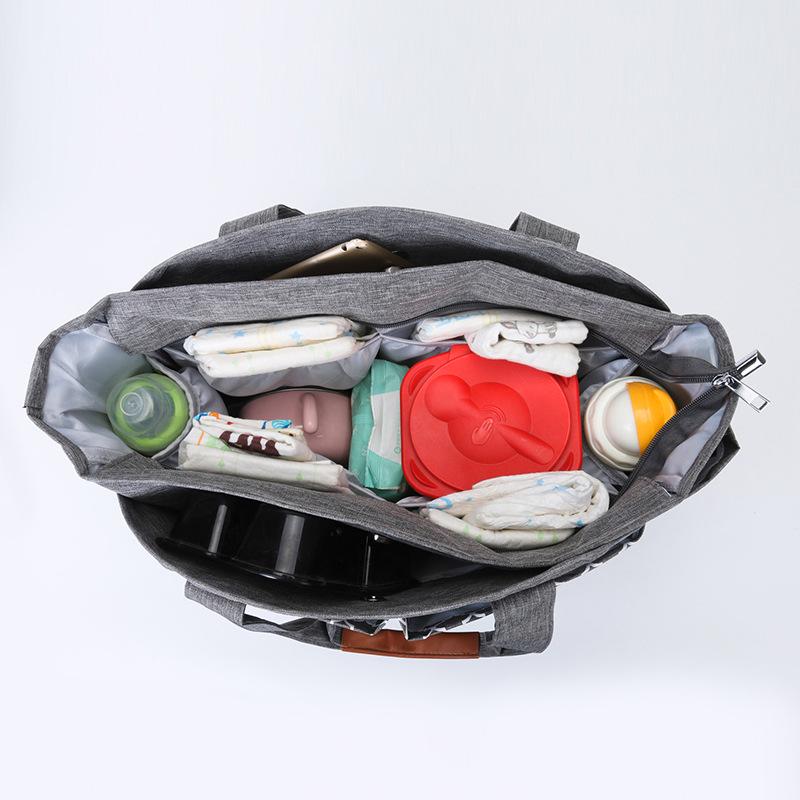 Многофункциональная сумка-кроссбоди на одно плечо для мамы и малыша с креплением для коляски