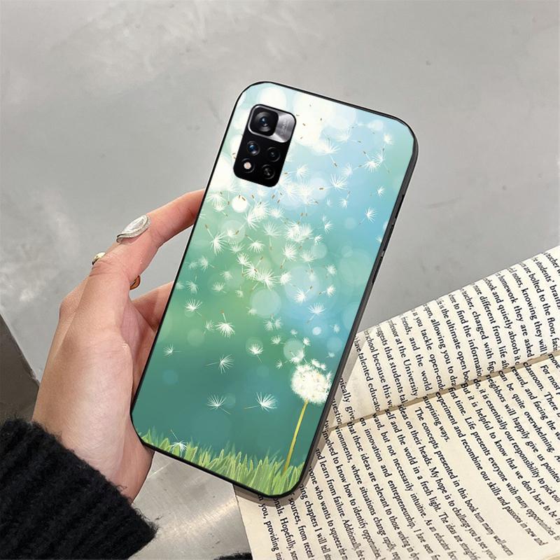 Чехол для телефона с цветком одуванчика для Xiaomi Redmi note 13 12 Pro 11S 11 10 Pro 10S 12S Redmi 10 13C 9C