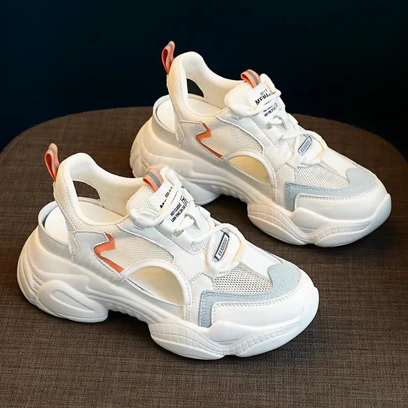 Fashion Fashion Women Sandals Summer New Lady Platform Chunky Comfortable Mesh Open Toe Casual Sports Sandals Ladies Shoes