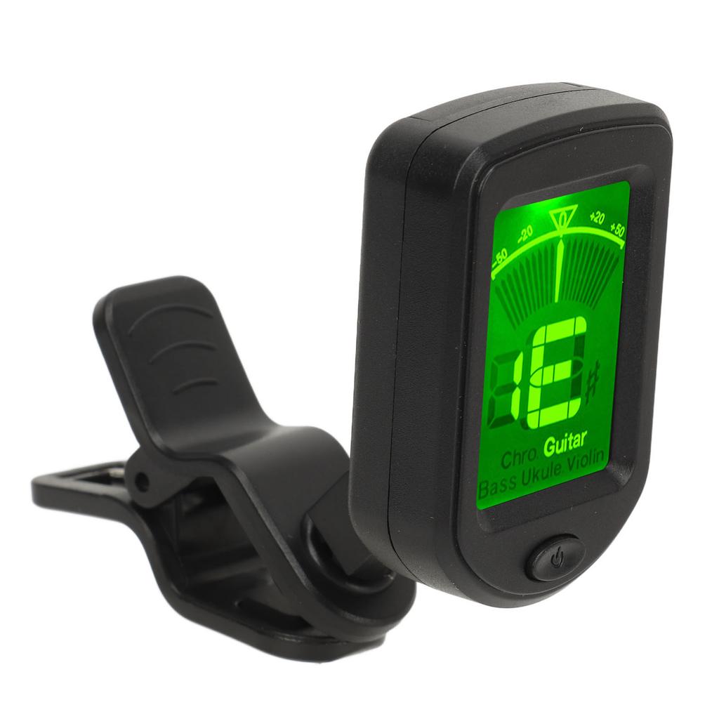 Цифровой электронный тюнер Многофункциональный Высокоточный Клипсовый Устройство для настройки струнных инструментов Гитара Укулеле Скрипка