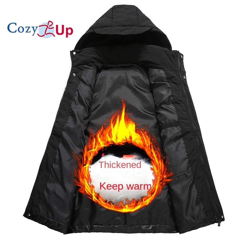 Cozy Up Мужской легкий пуховик с капюшоном