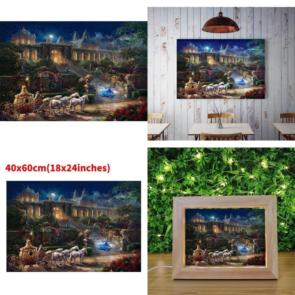 Холст Принцесса Русалка Настенное Искусство Современная Сказка Декор Детской Комнаты Живопись