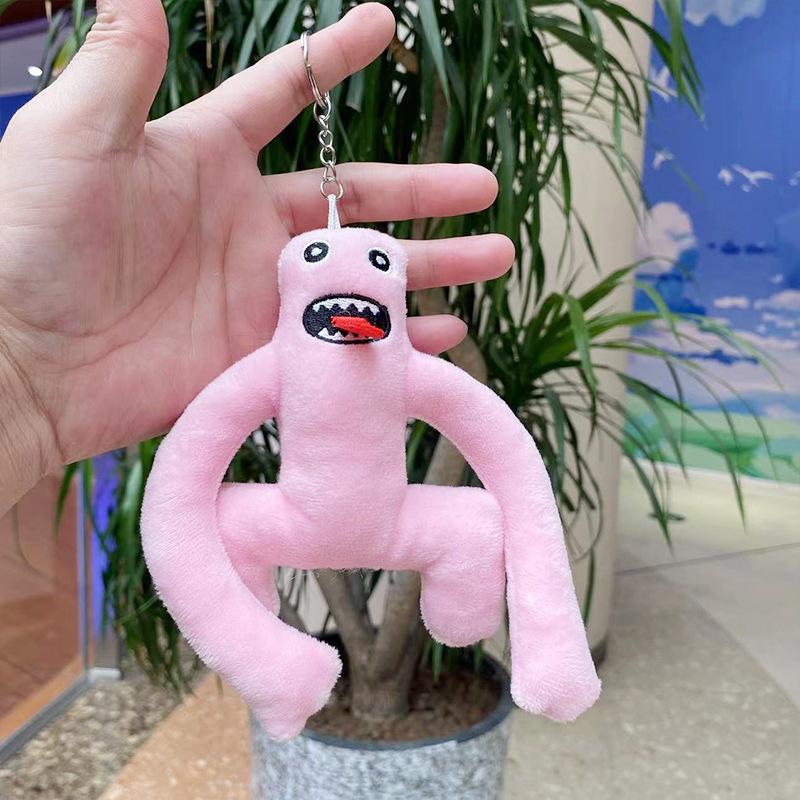 Плюшевый брелок-подвеска Roblox Rainbow Friends Мягкий набивной Разноцветный Игровой персонаж Подвеска Аксессуар для сумки рюкзака Для фанатов игры Подарок